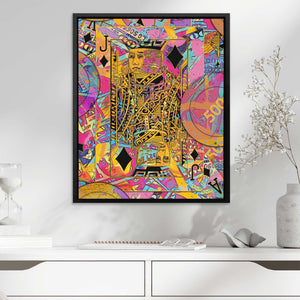 Pink Jack of Diamonds - Luxury Wall Art