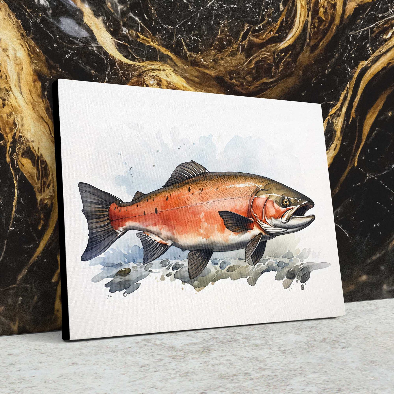 Pink Salmon - Luxury Wall Art