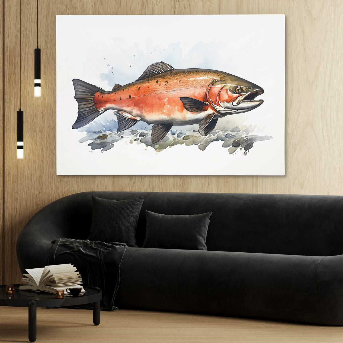 Pink Salmon - Luxury Wall Art
