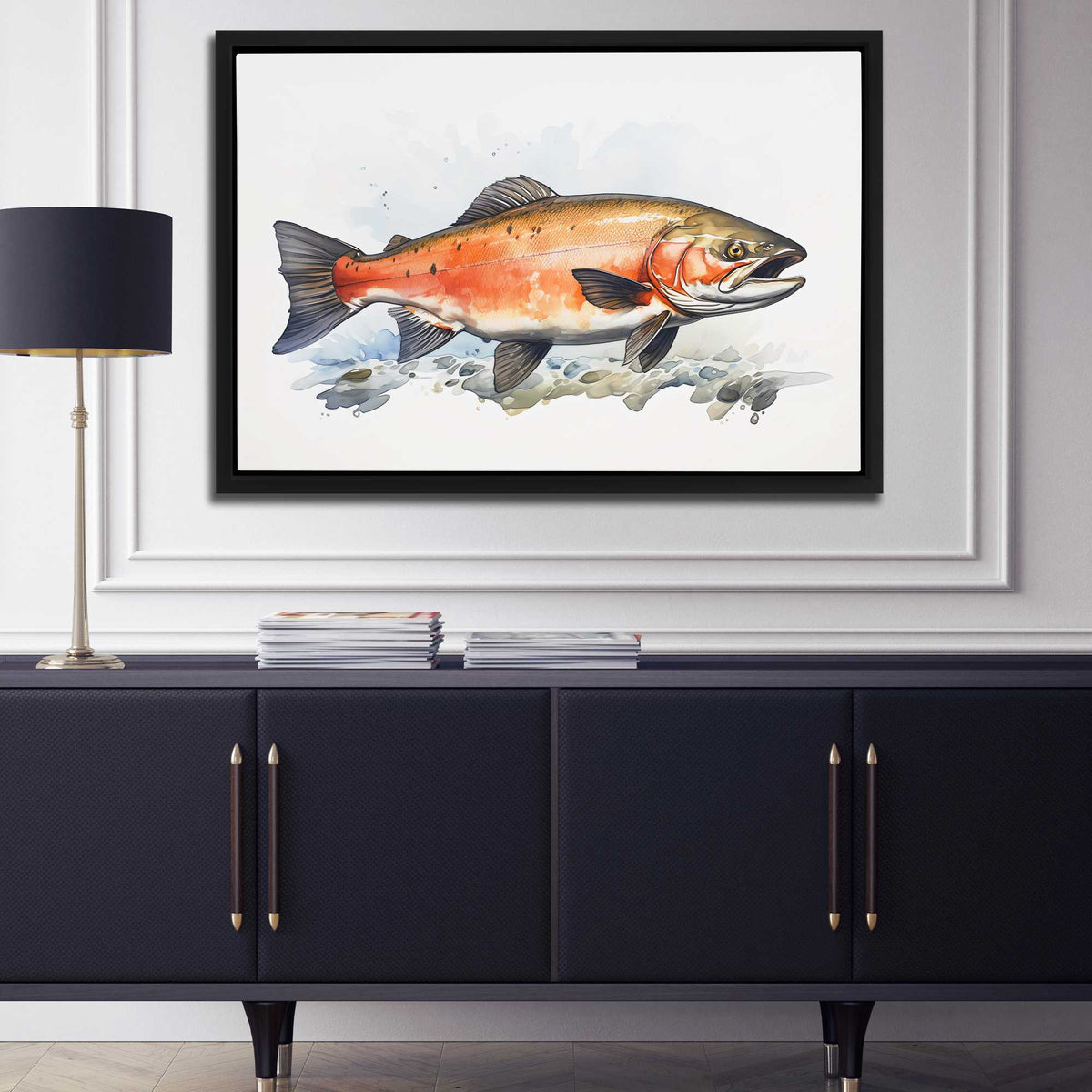 Pink Salmon - Luxury Wall Art