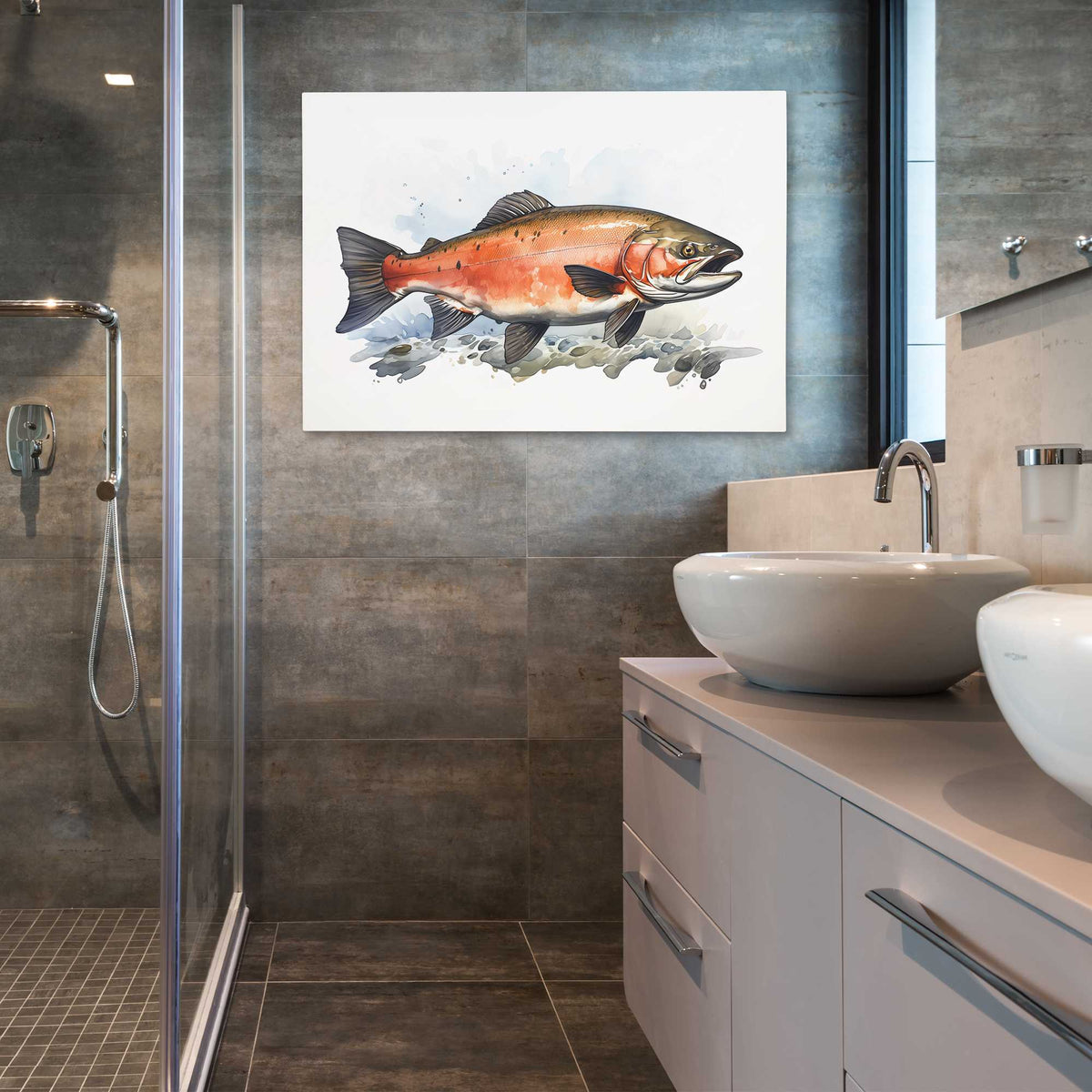 Pink Salmon - Luxury Wall Art