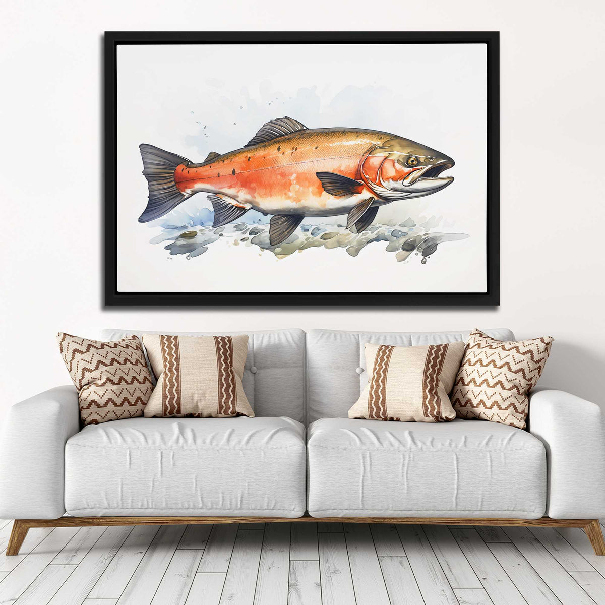 Pink Salmon - Luxury Wall Art