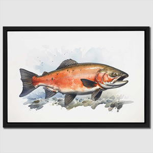 Pink Salmon - Luxury Wall Art