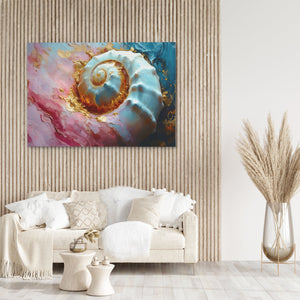 Pink Seashell - Luxury Wall Art