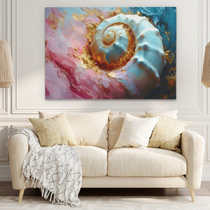 Pink Seashell - Luxury Wall Art