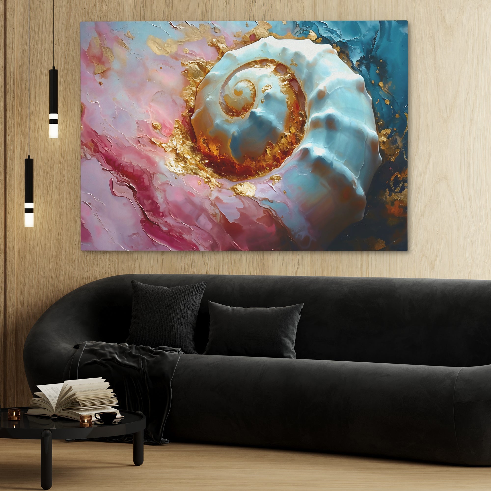 Pink Seashell - Luxury Wall Art