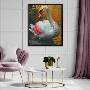 Pink Swan - Luxury Wall Art