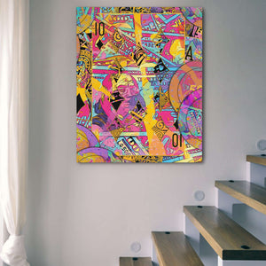 Pink Ten of Diamonds - Luxury Wall Art
