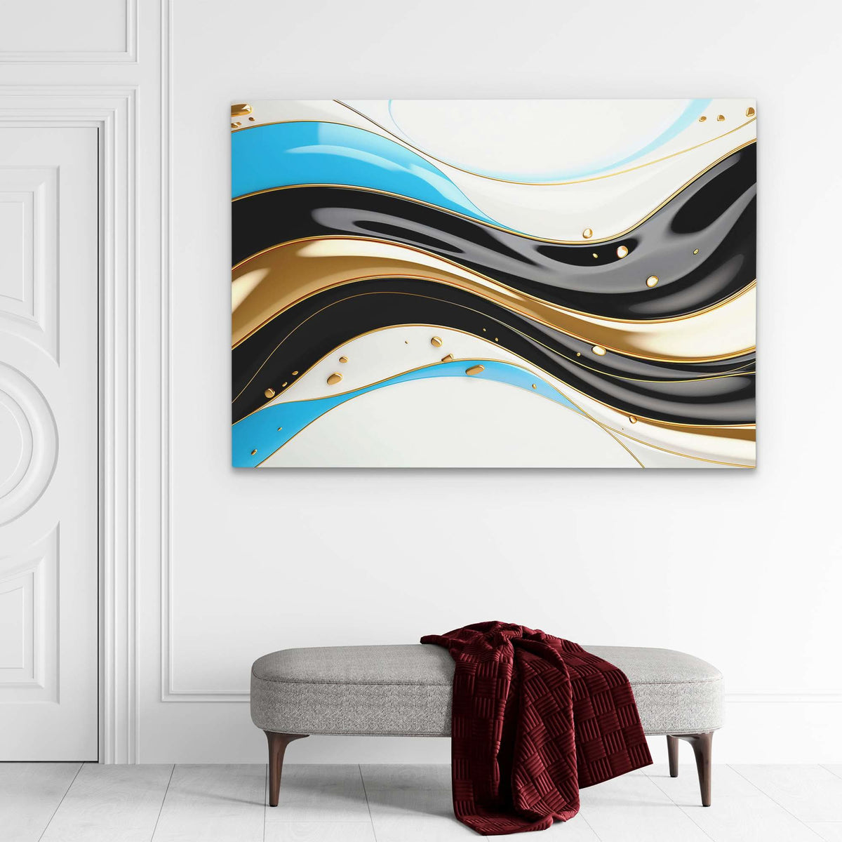 Platinum Glow - Luxury Wall Art