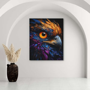 Prismatic Falcon - Luxury Wall Art