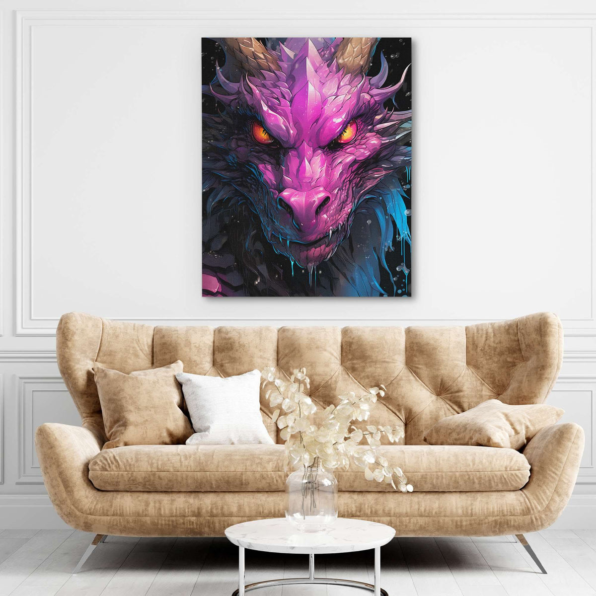 Purple Dragon - Luxury Wall Art