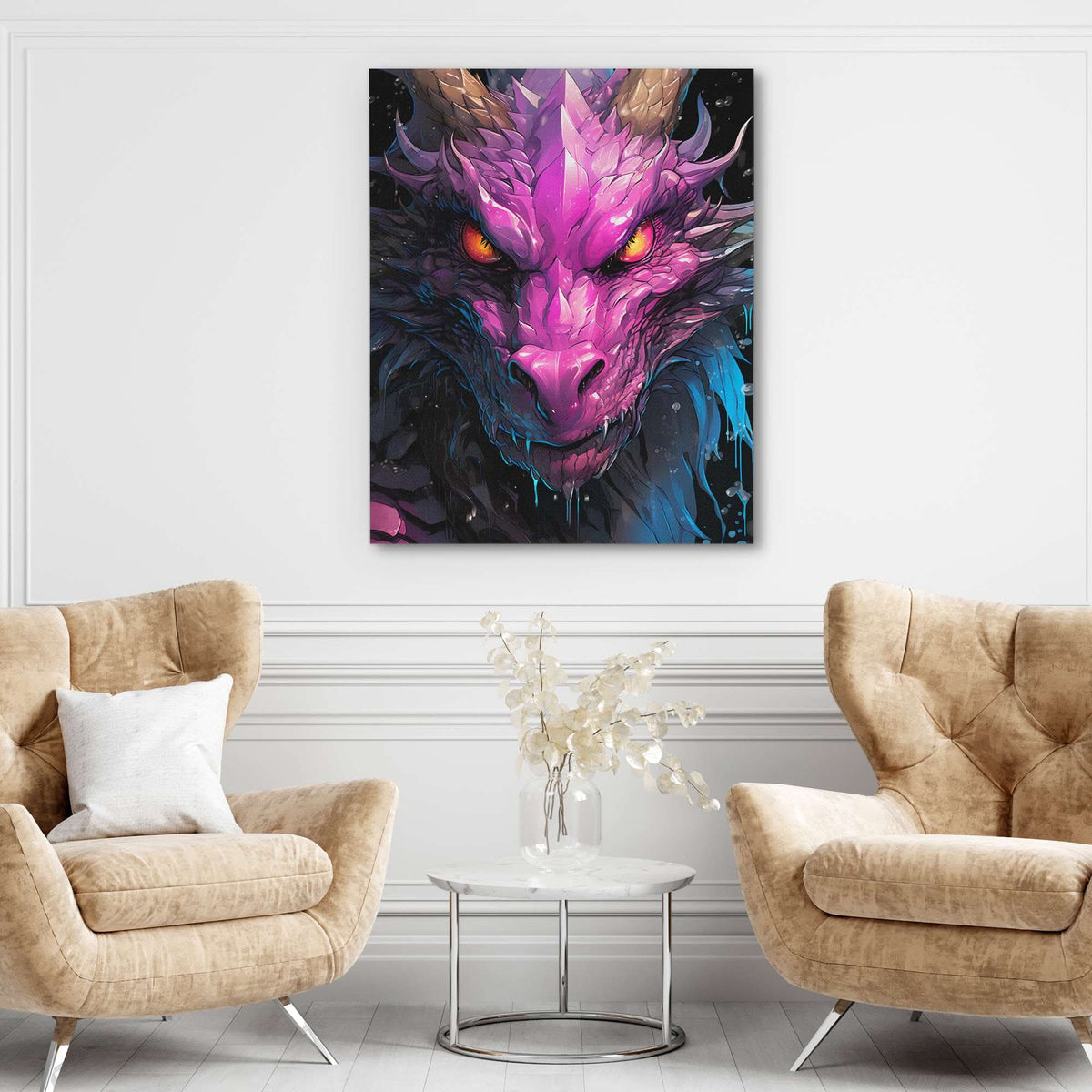 Purple Dragon - Luxury Wall Art