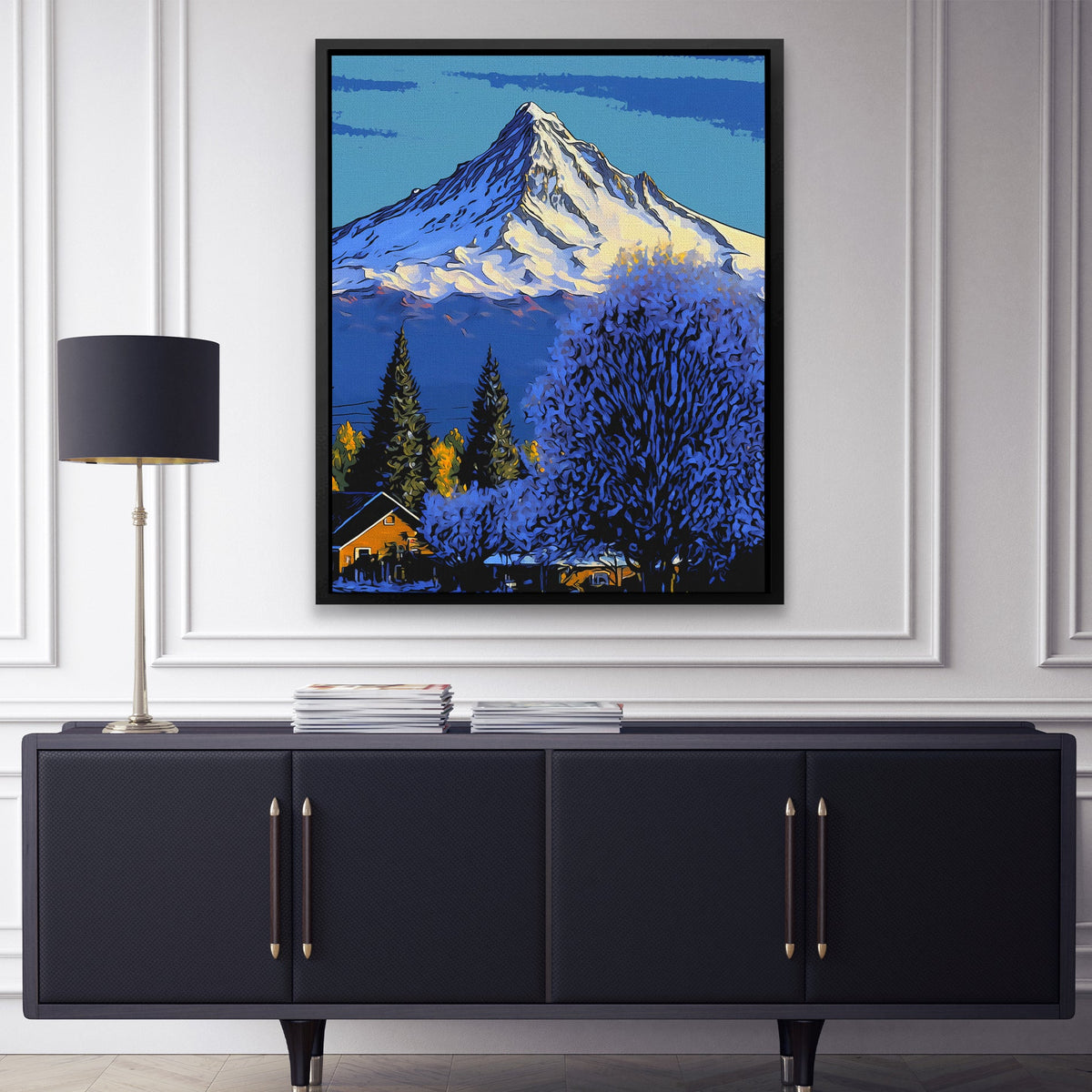 Purple Mt. Hood - Luxury Wall Art