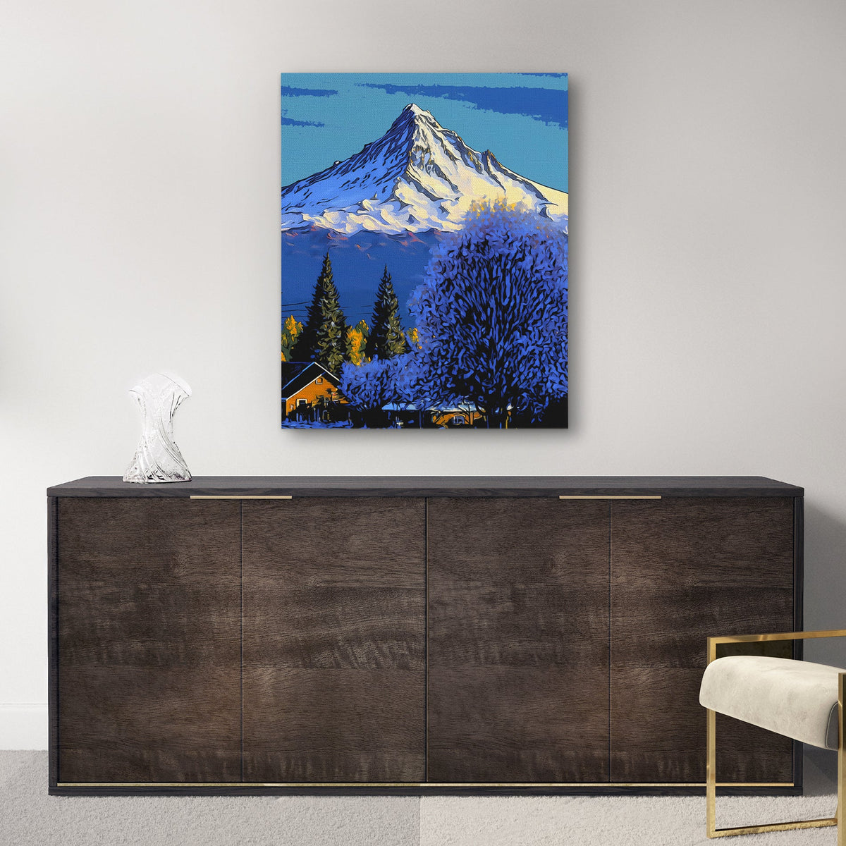 Purple Mt. Hood - Luxury Wall Art