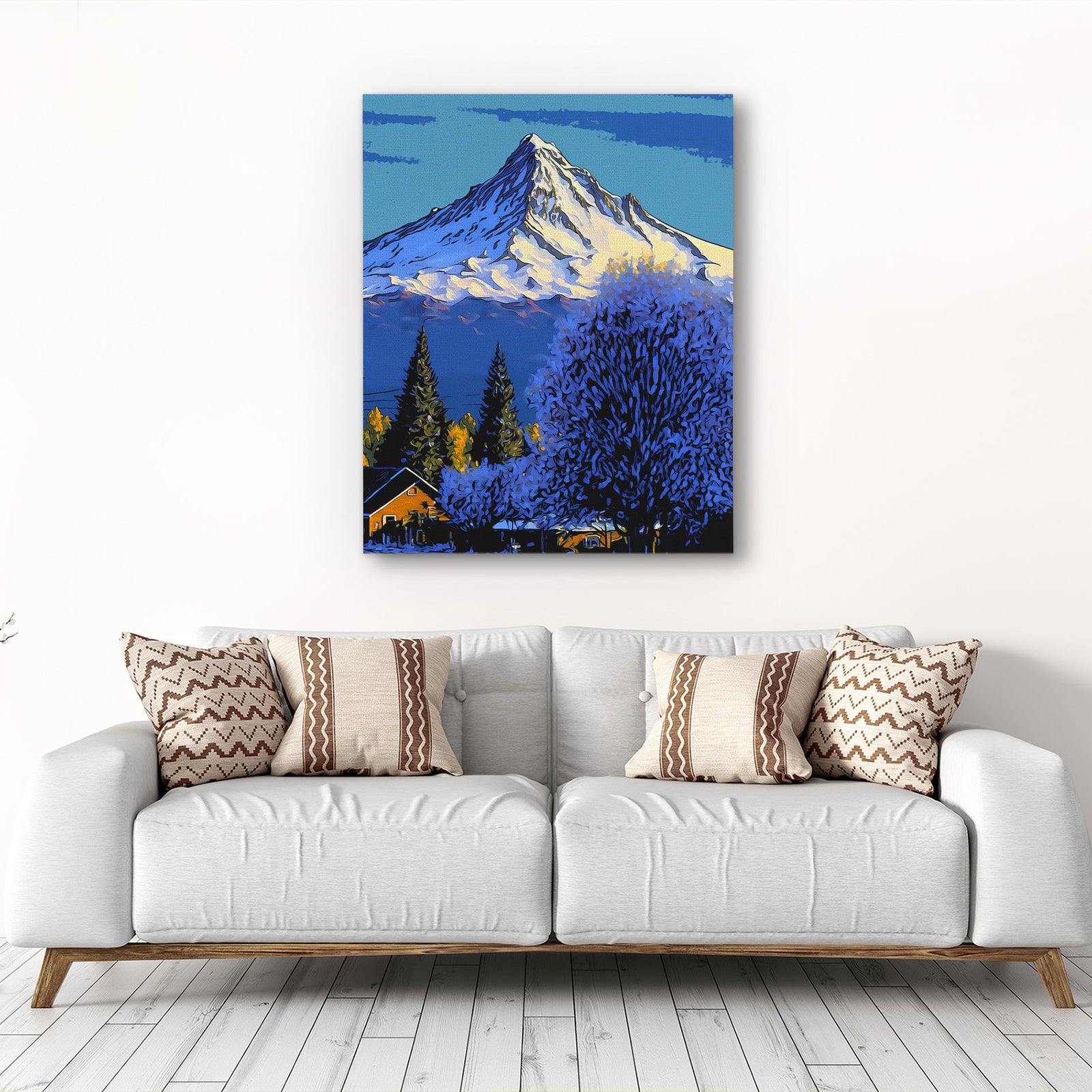 Purple Mt. Hood - Luxury Wall Art