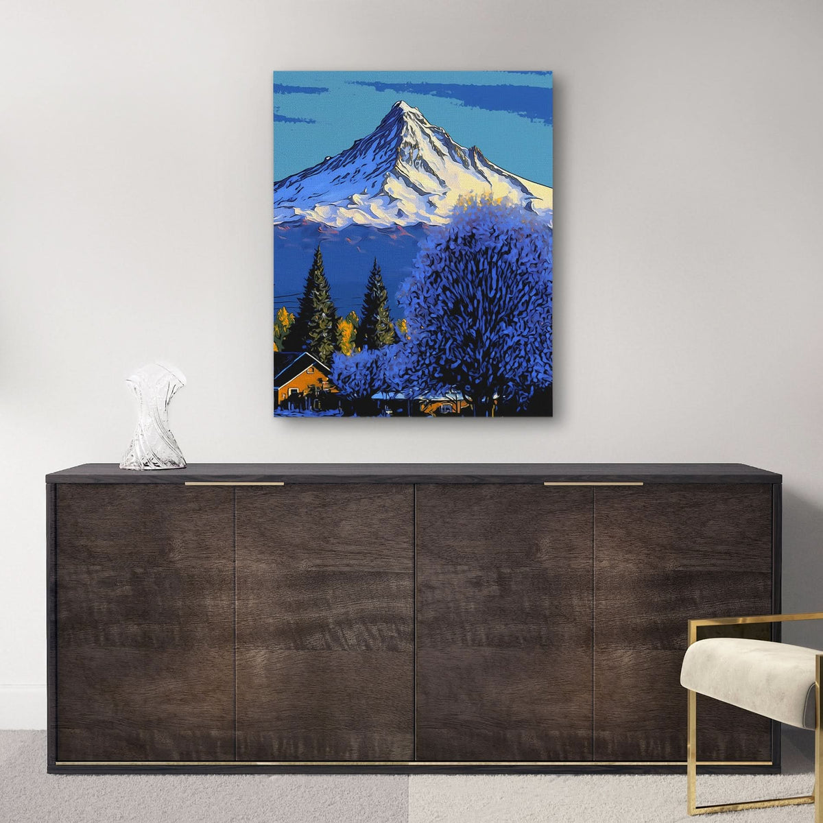 Purple Mt. Hood - Luxury Wall Art