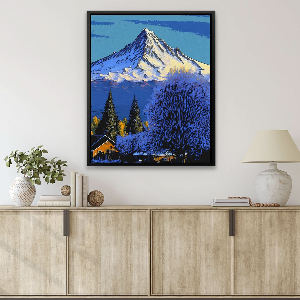 Purple Mt. Hood - Luxury Wall Art