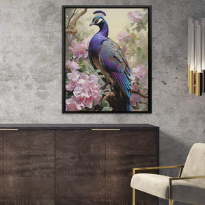 Purple Peacock - Luxury Wall Art