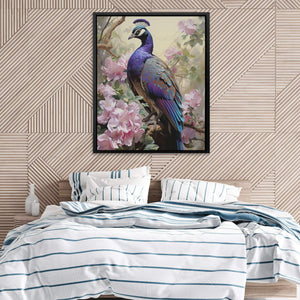 Purple Peacock - Luxury Wall Art
