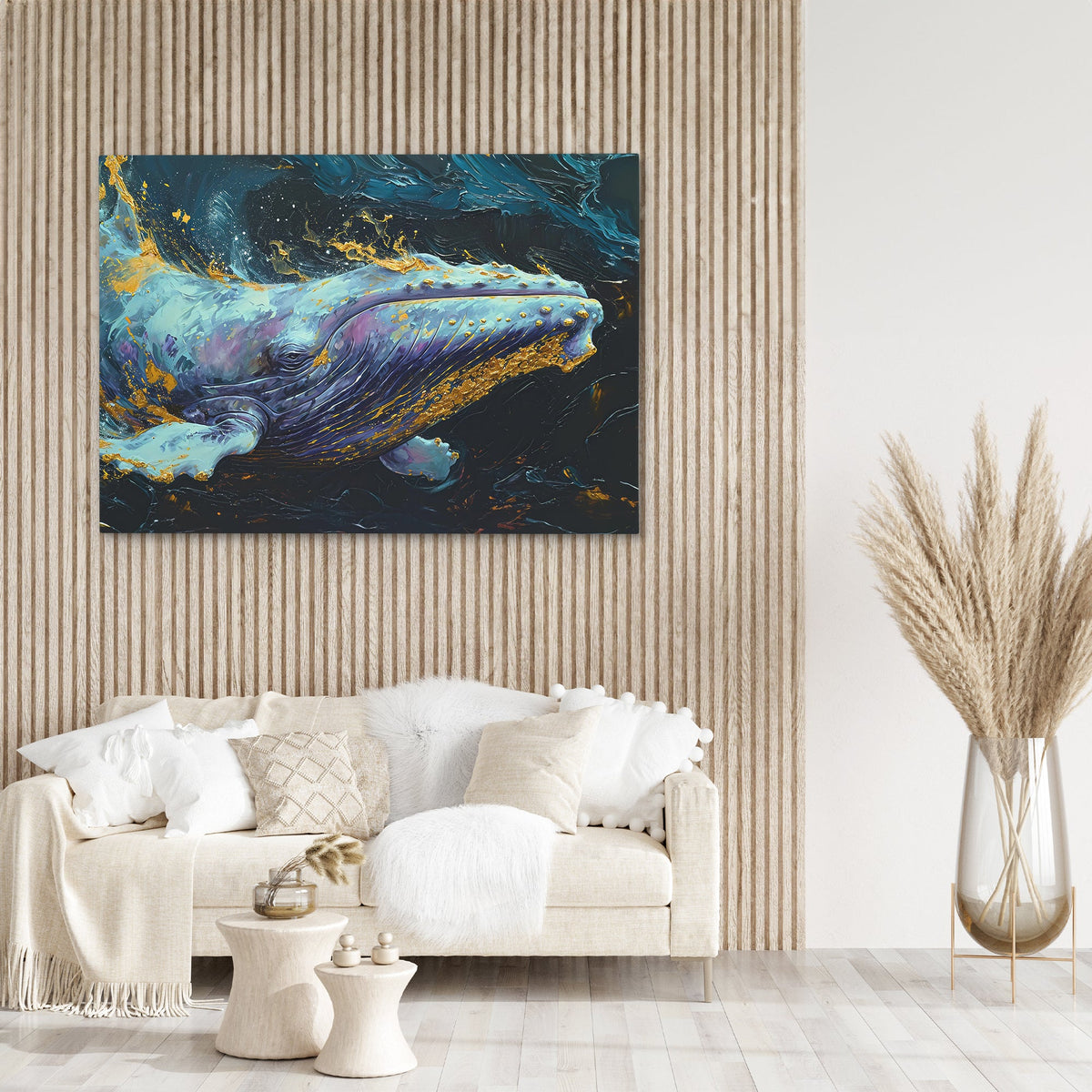 Purple Whale - Luxury Wall Art