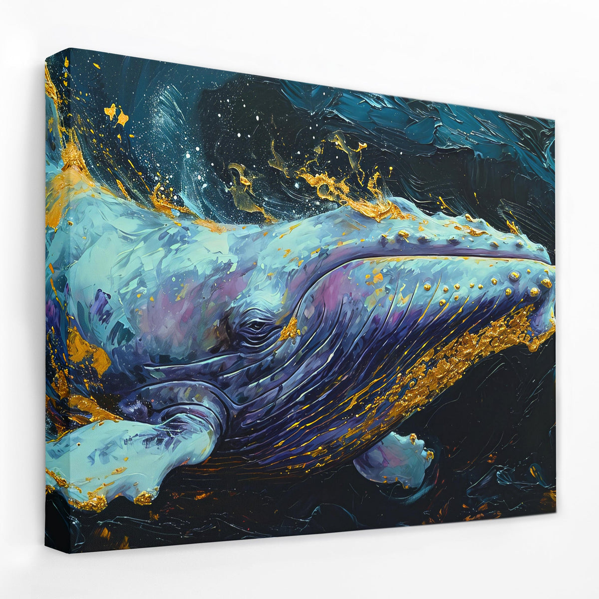 Purple Whale - Luxury Wall Art