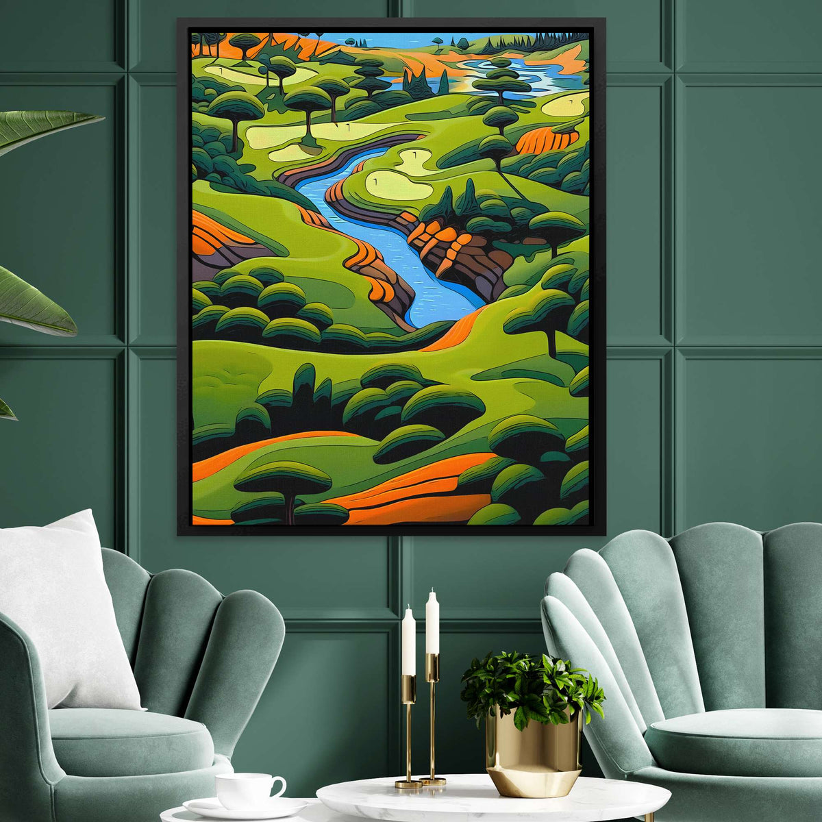 Putting Paradise - Luxury Wall Art