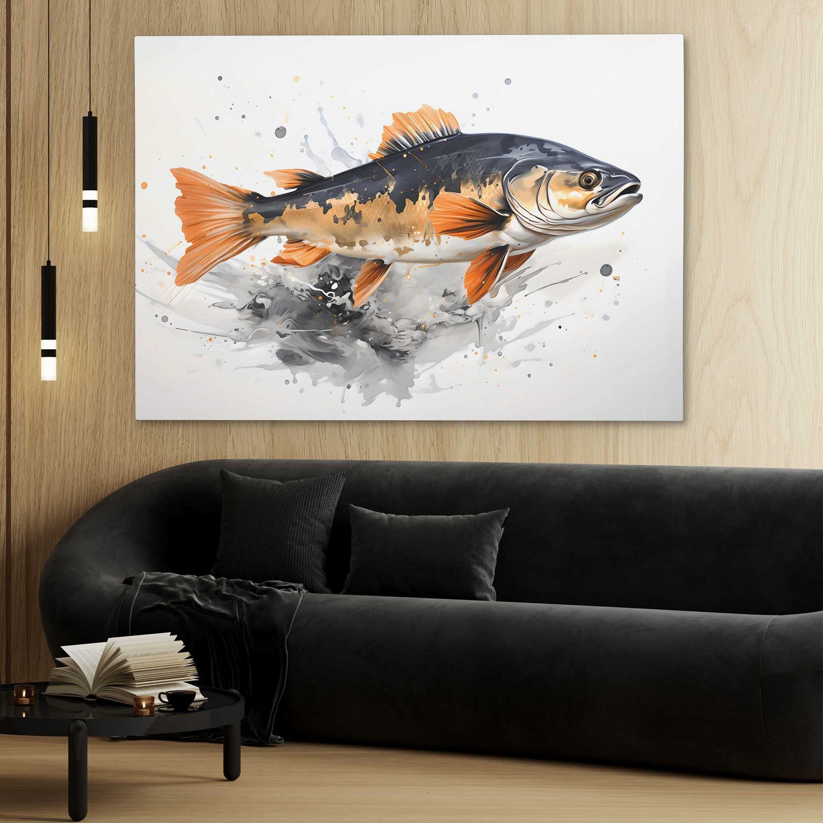 Radiant Salmon - Luxury Wall Art