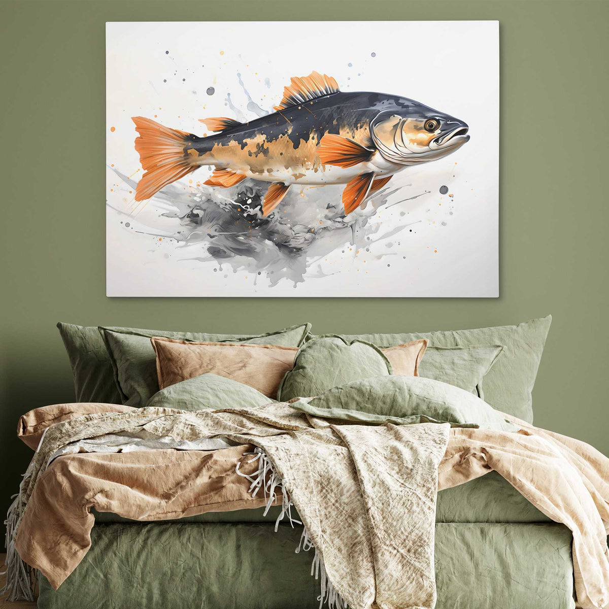 Radiant Salmon - Luxury Wall Art