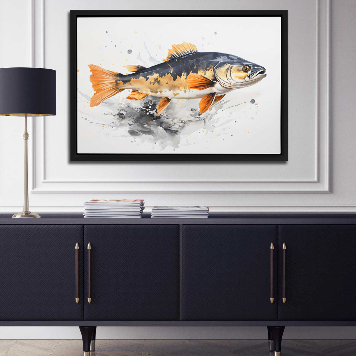 Radiant Salmon - Luxury Wall Art