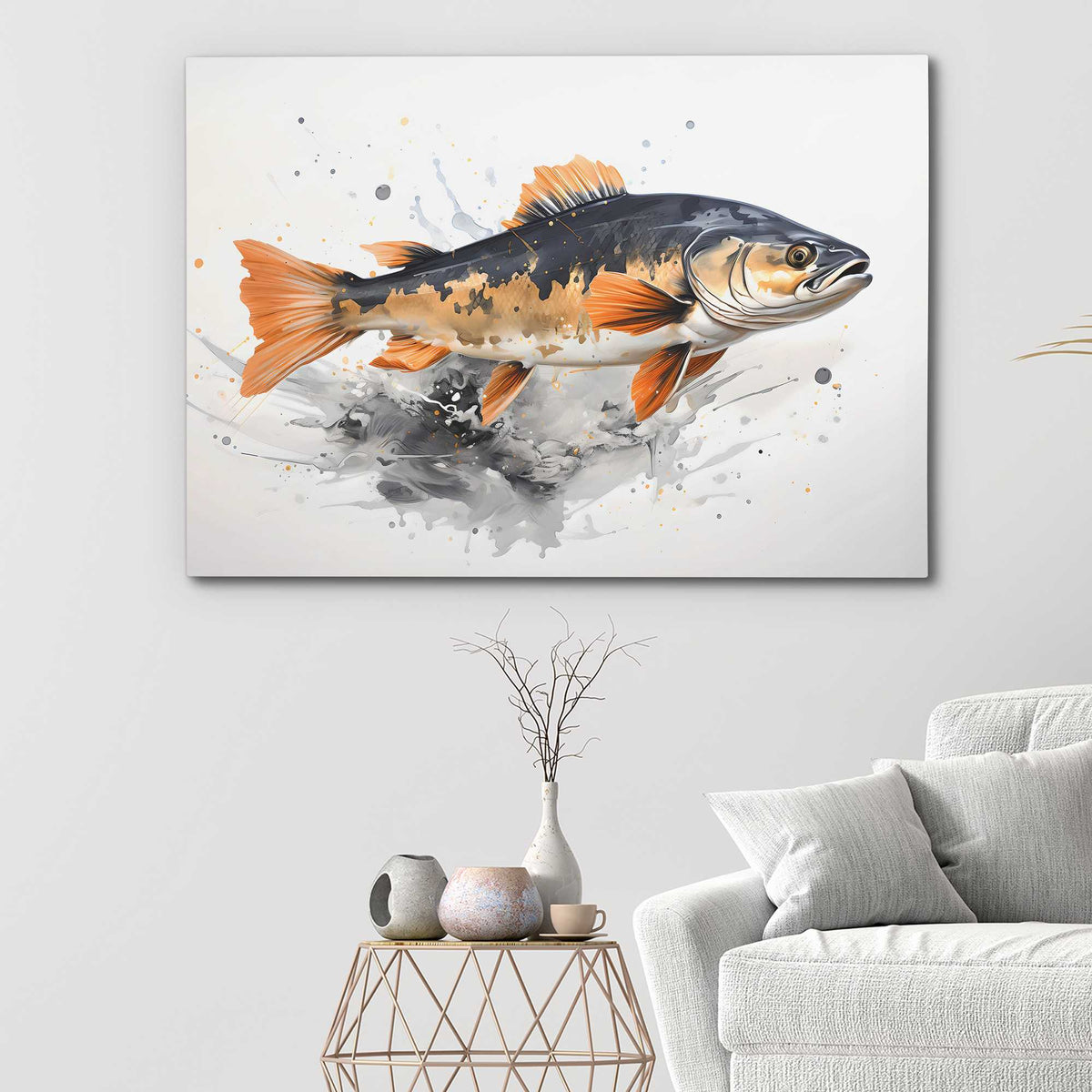 Radiant Salmon - Luxury Wall Art