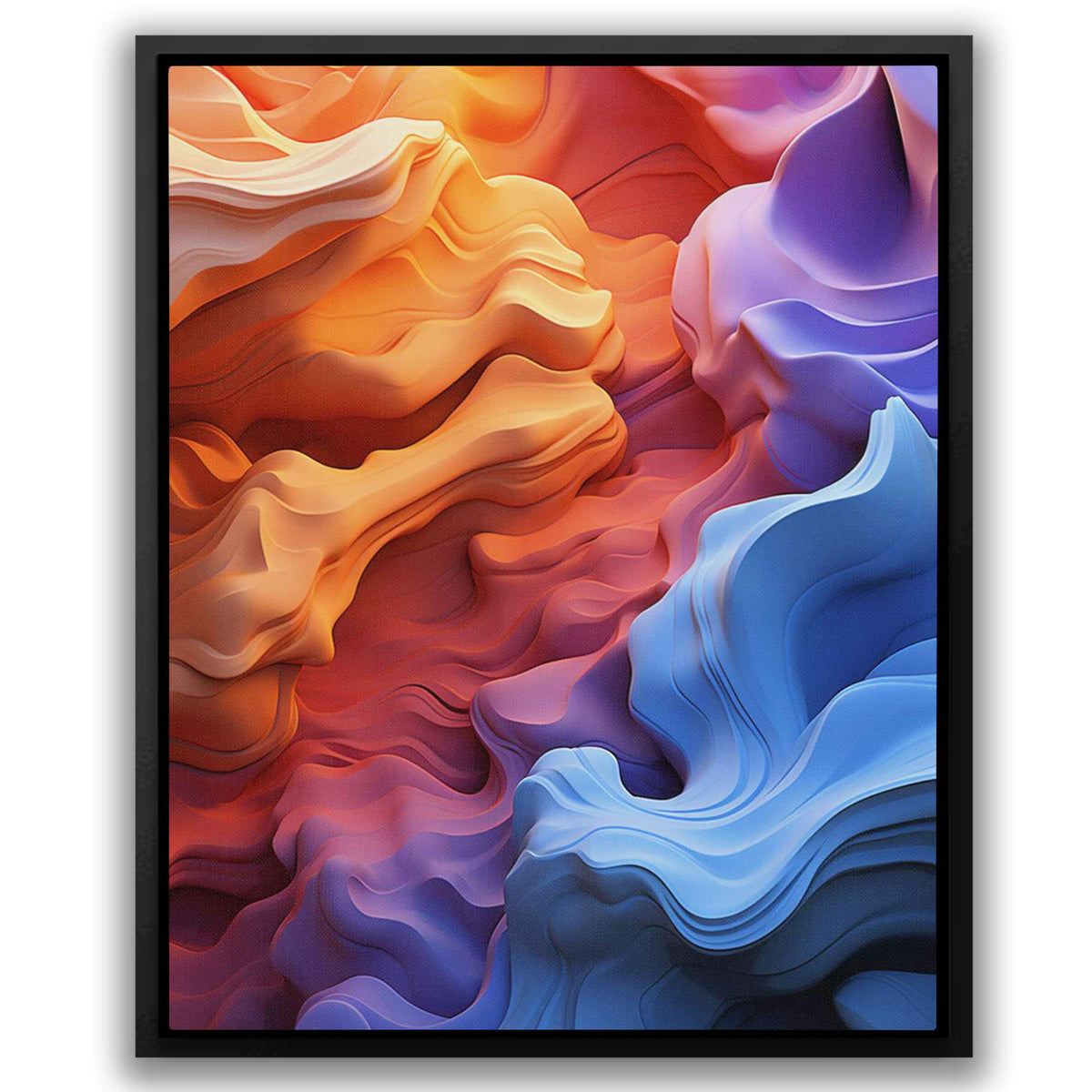 Rainbow Clay - Luxury Wall Art