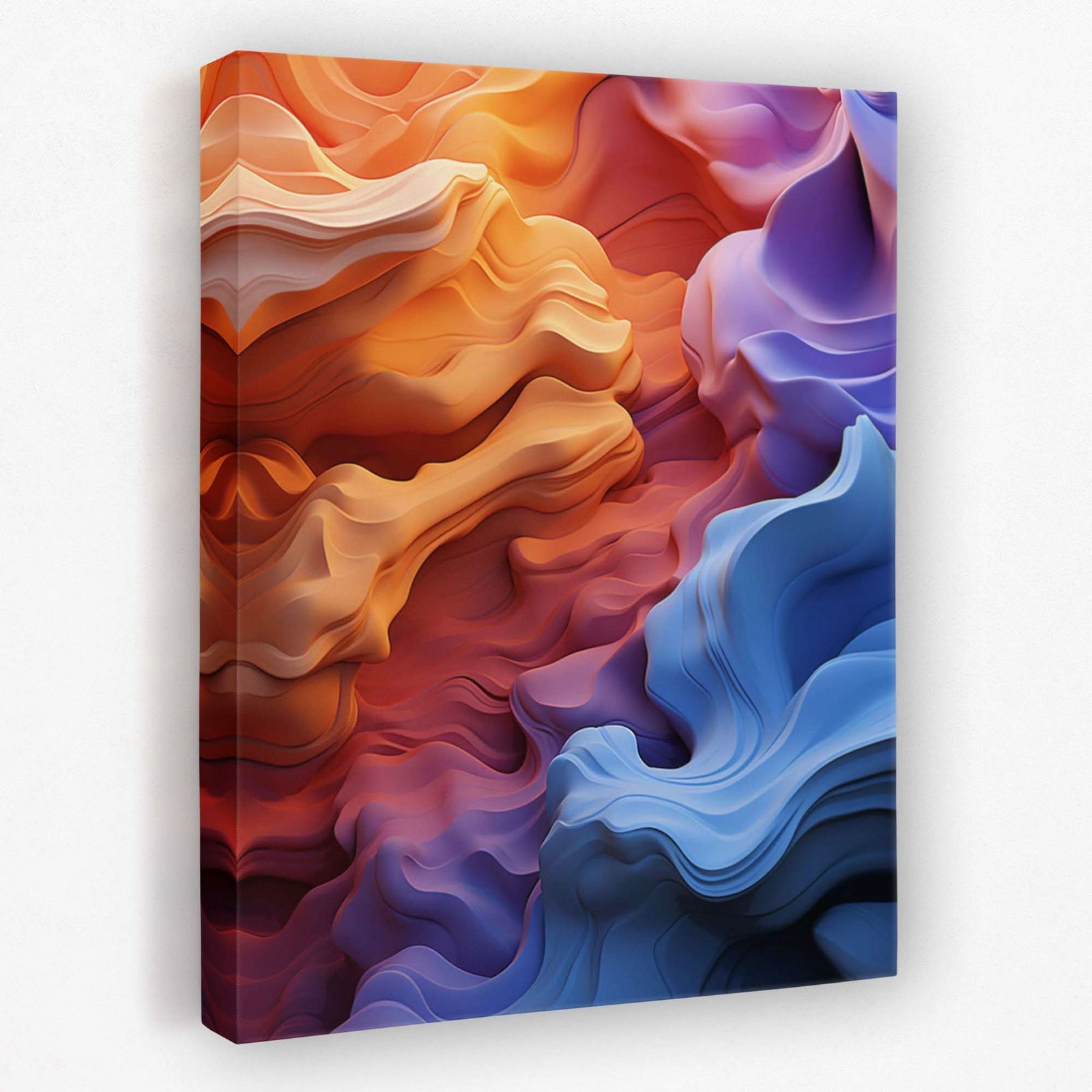 Rainbow Clay - Rainbow Canvas Wall Art