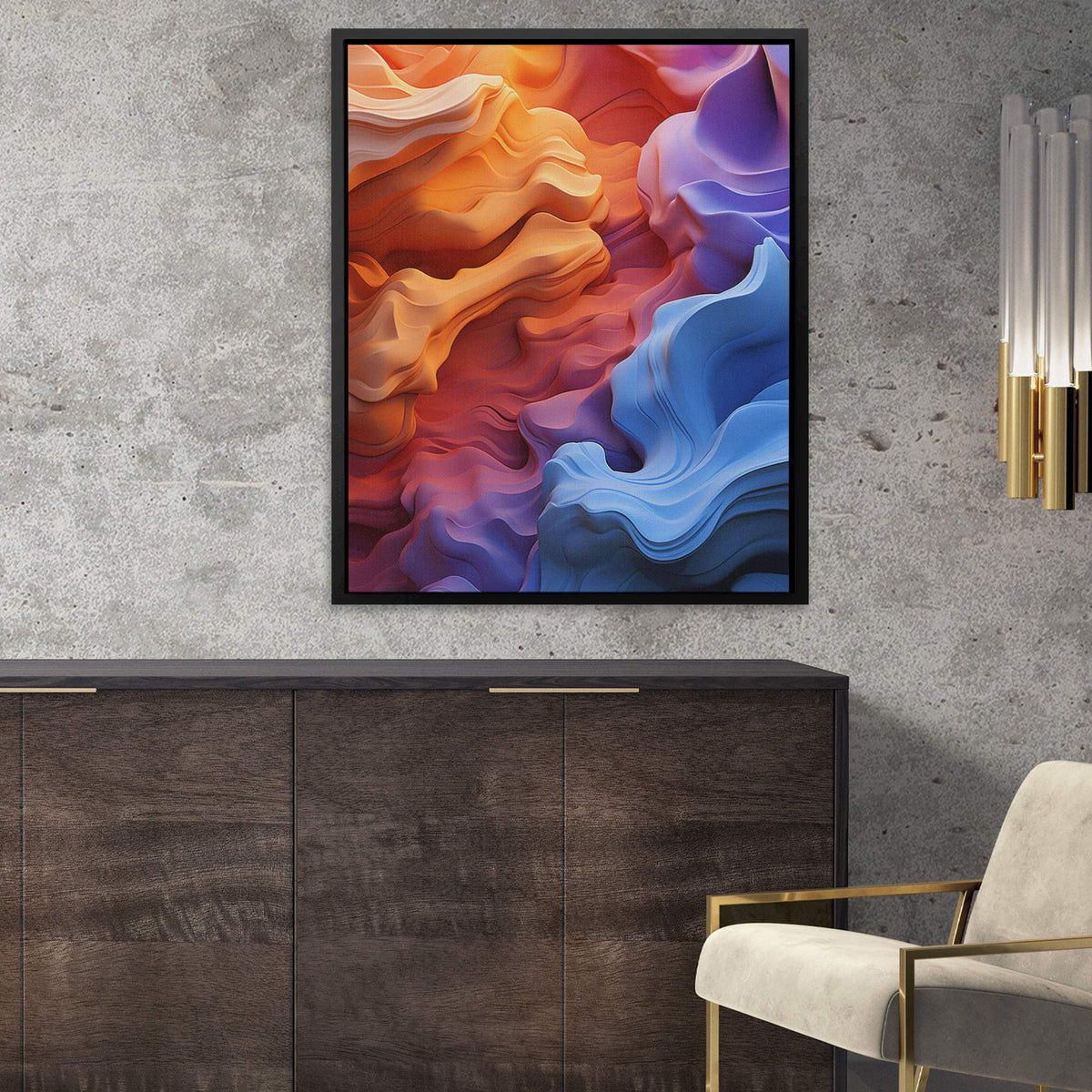 Rainbow Clay - Luxury Wall Art