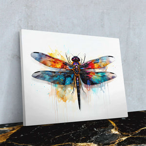 Rainbow Dragonfly - Luxury Wall Art