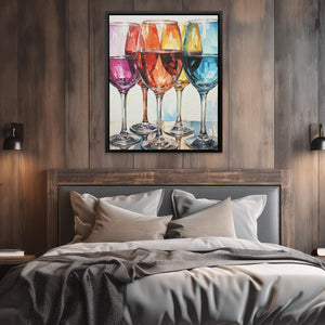Rainbow Glasses - Luxury Wall Art
