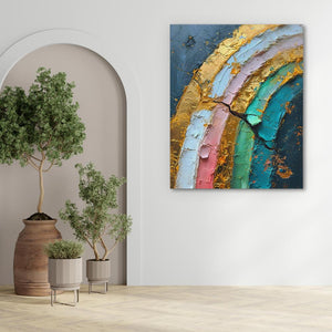 Rainbow Pastels - Luxury Wall Art