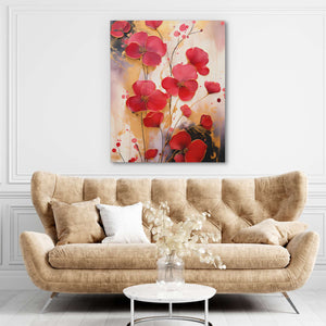 Red Flowers - Luxury Wall Art