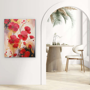 Red Flowers - Luxury Wall Art