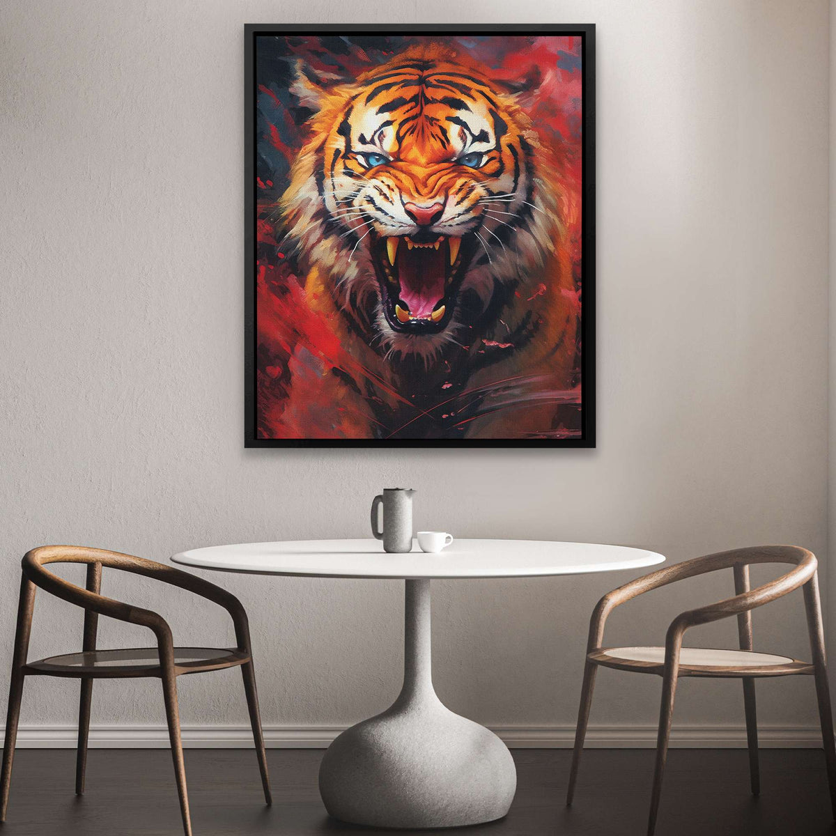 Red Tiger's Euphoria - Luxury Wall Art