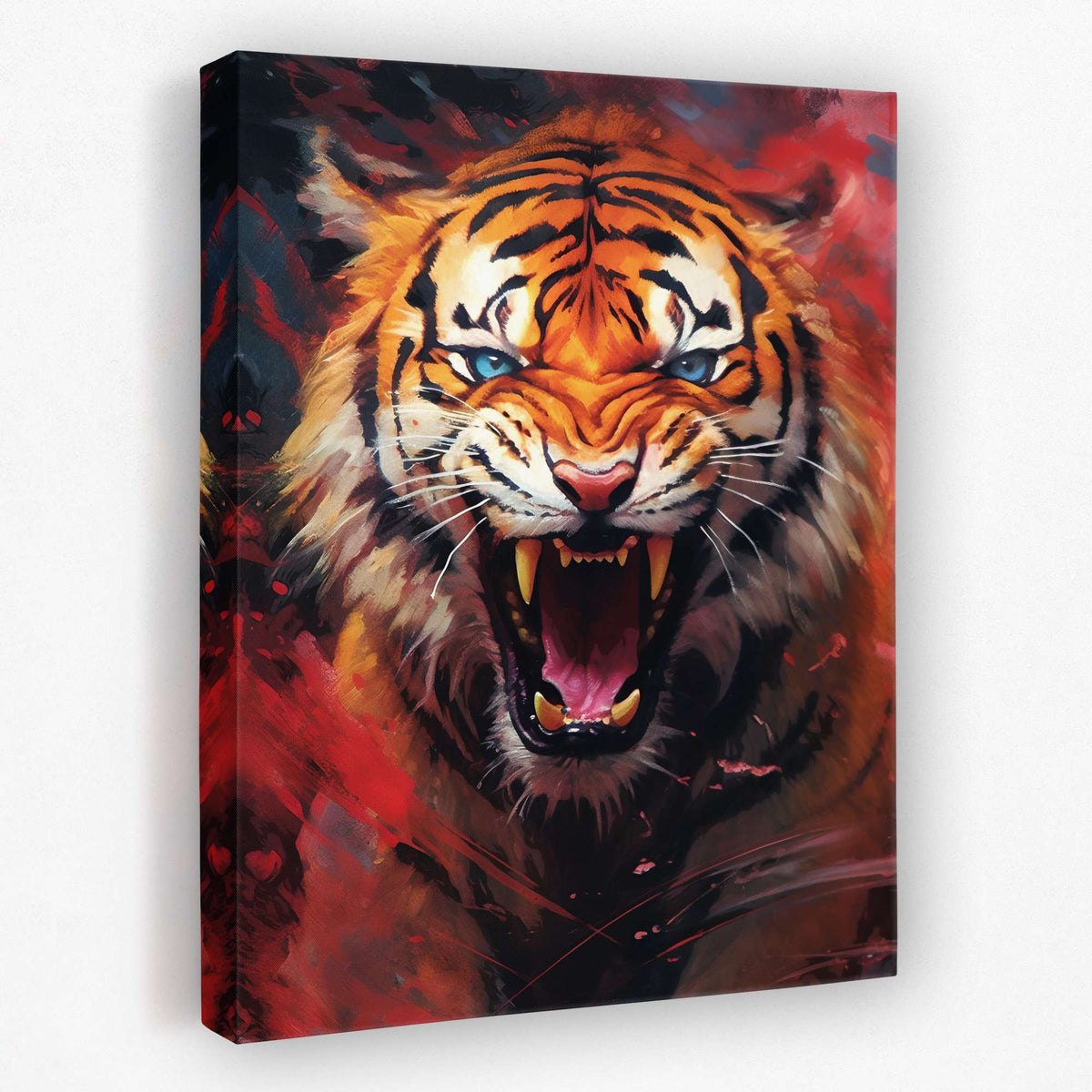 Red Tiger's Euphoria - Luxury Wall Art