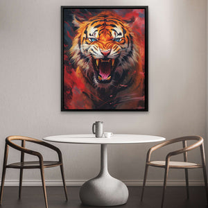 Red Tiger's Euphoria - Luxury Wall Art