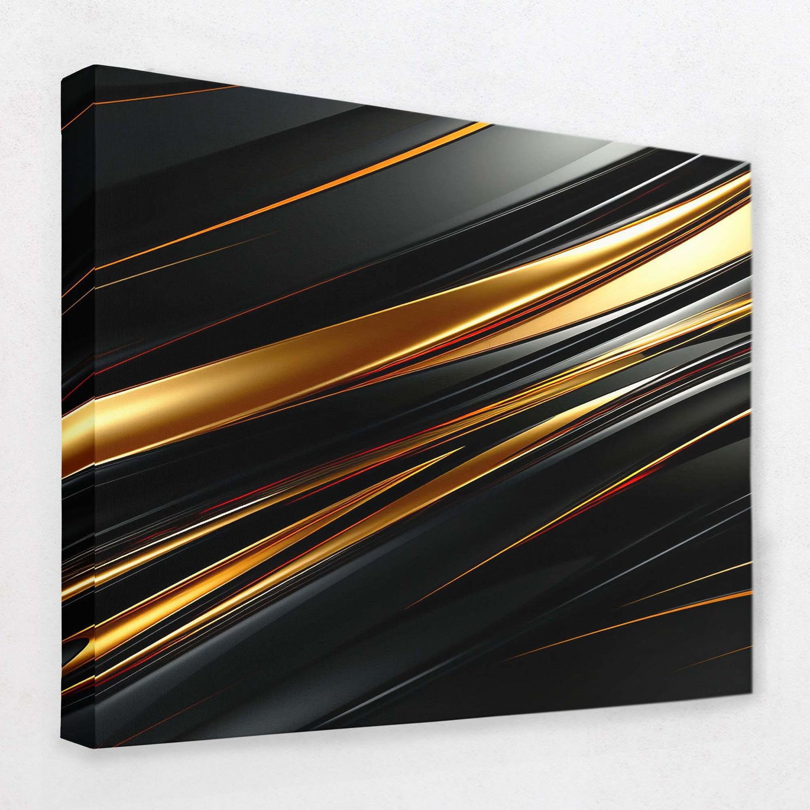 Refined Gold - Horizontal Canvas Wall Art
