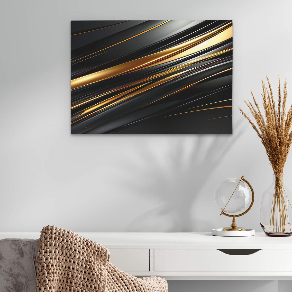 Refined Gold - Luxury Wall Art
