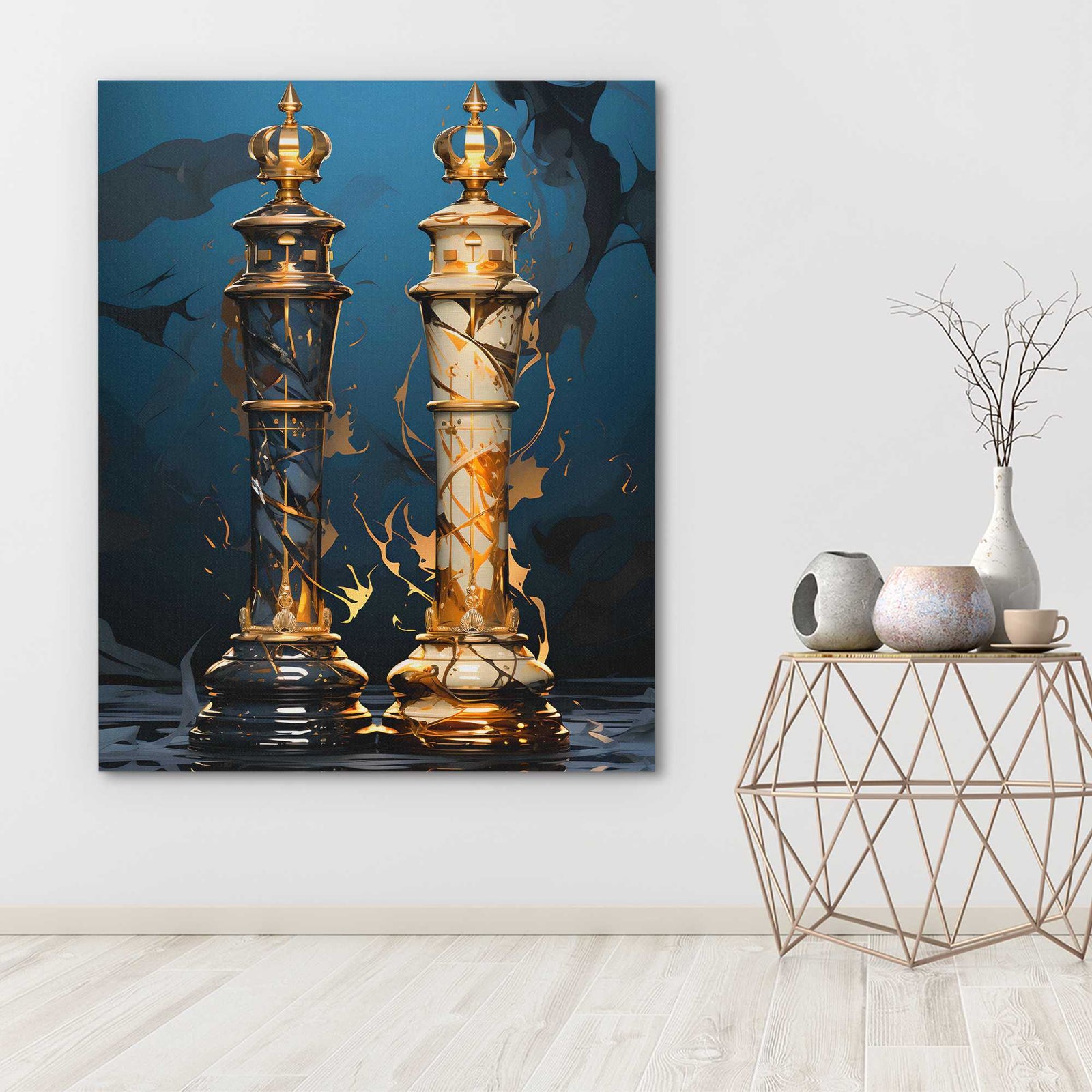 Regal Duality - Luxury Wall Art