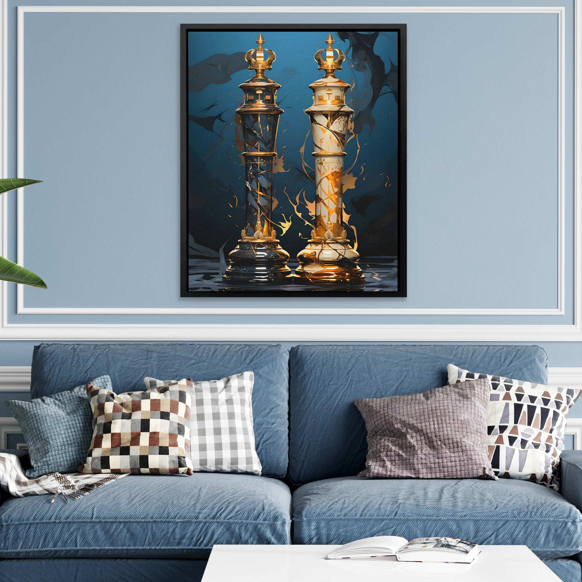 Regal Duality - Luxury Wall Art