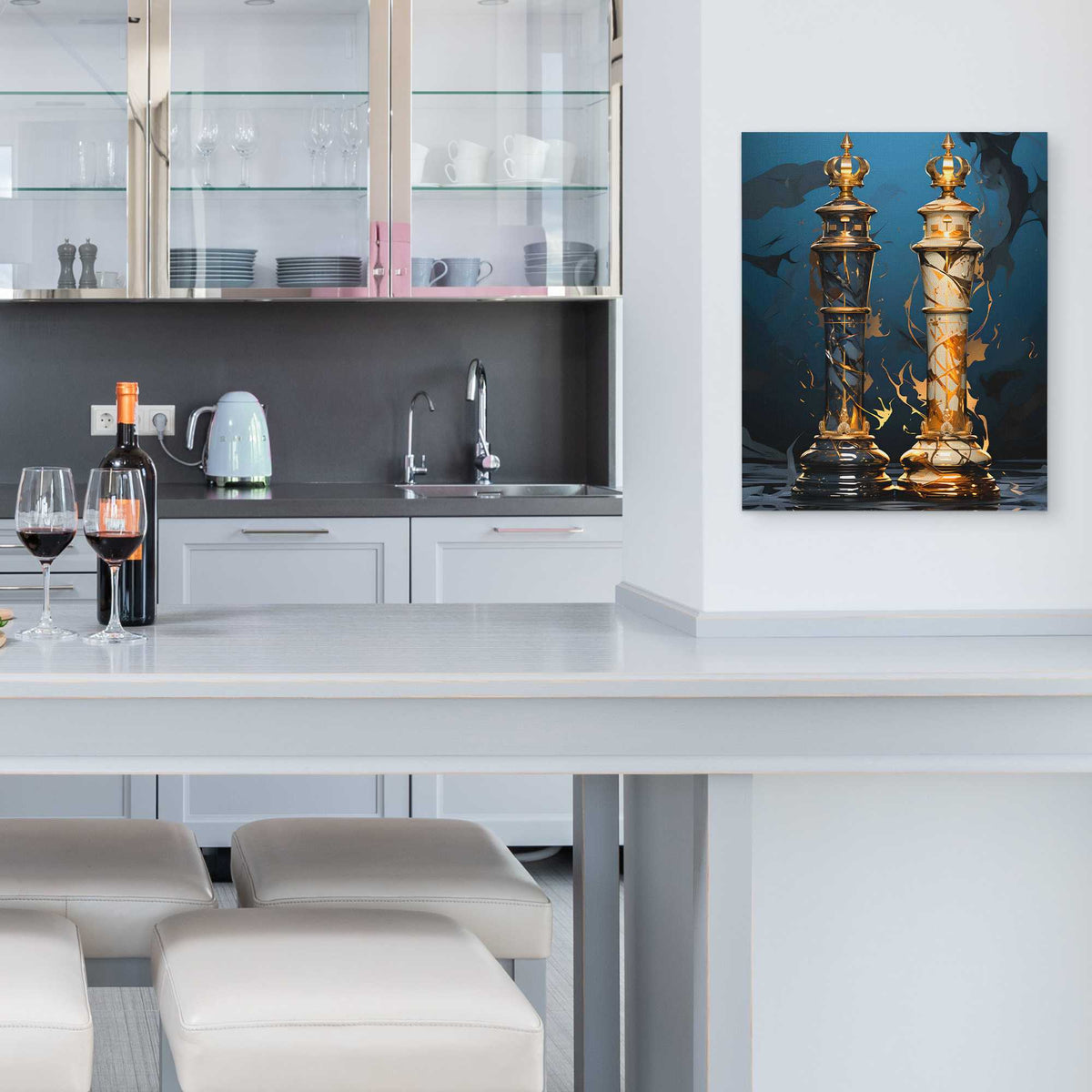 Regal Duality - Luxury Wall Art