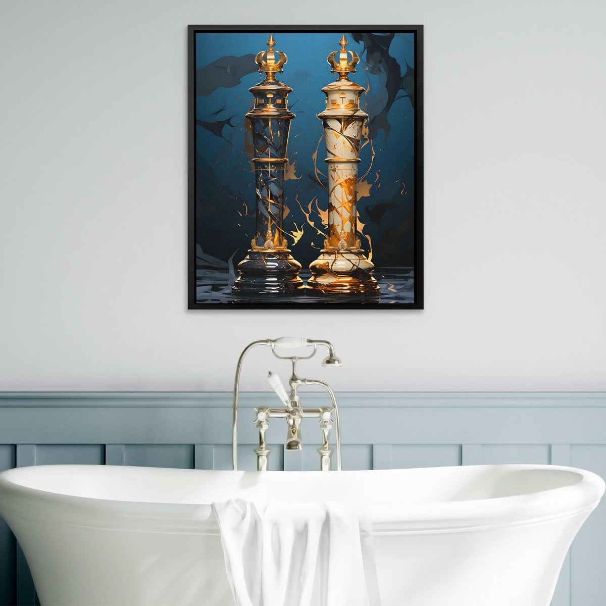 Regal Duality - Luxury Wall Art