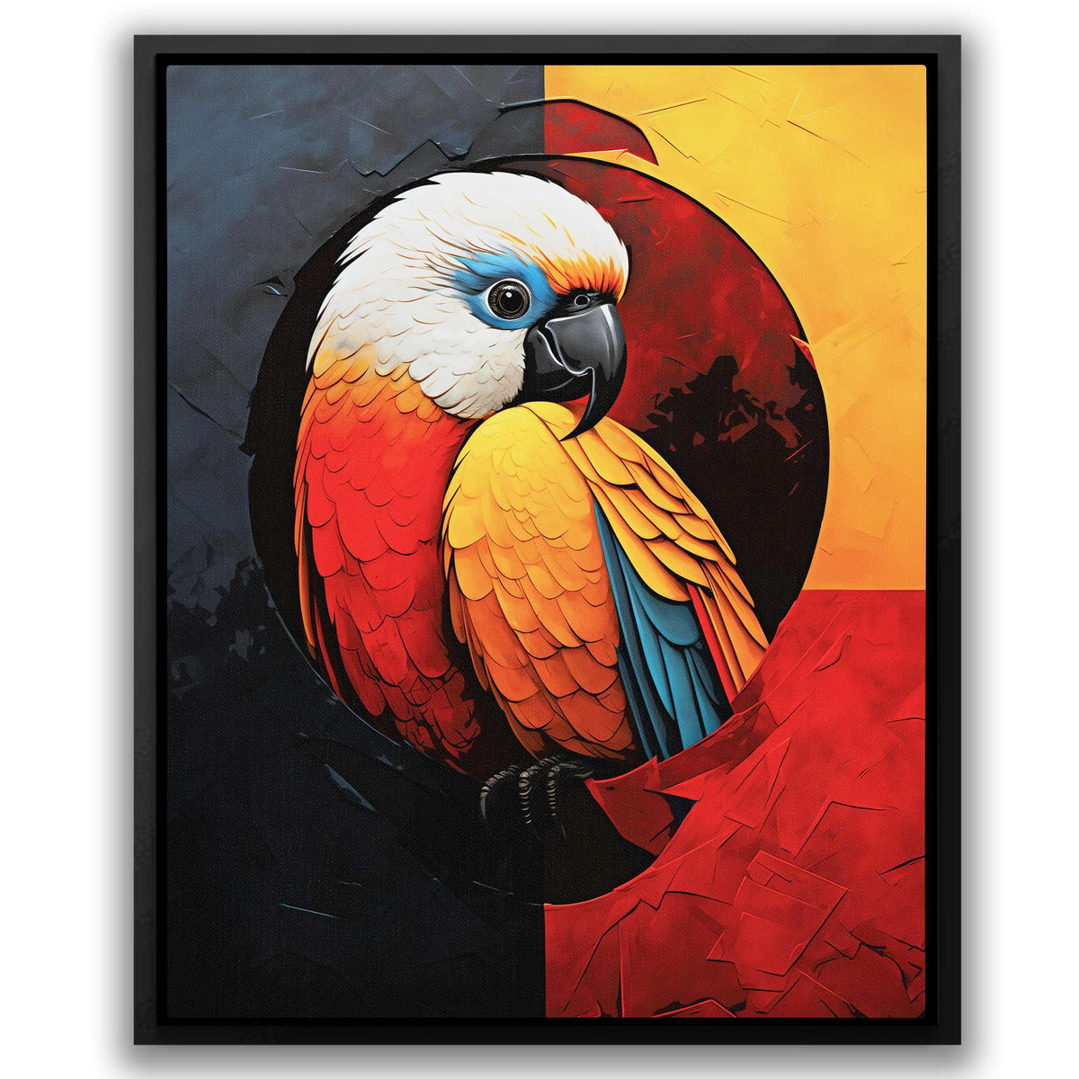 Resting Parrot - Luxury Wall Art