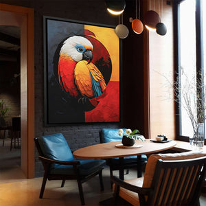 Resting Parrot - Luxury Wall Art