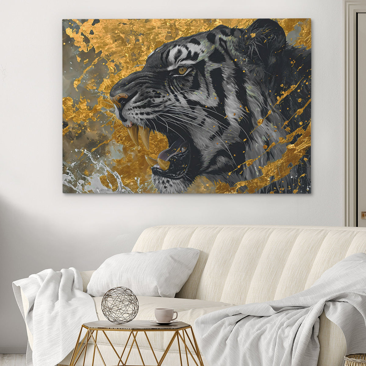 Roaring Tiger - Luxury Wall Art